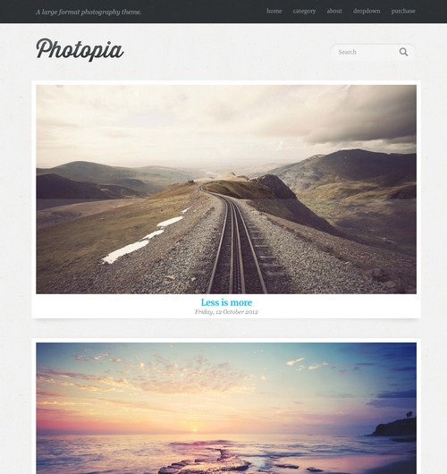 Photopia Photography Porfolio WordPress Theme